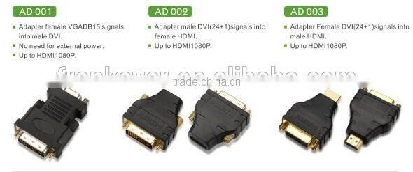 Female HDMI to female HDMI and fixed linear turn connector adapter made in china