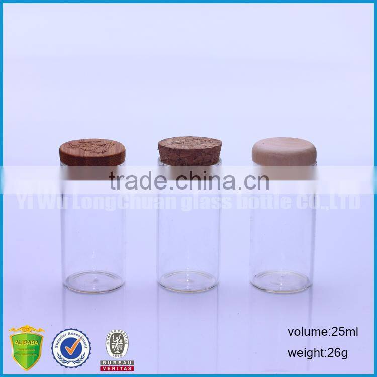 Hot Sell Empty Clea Cork Stopper Glass Wishing Message Bottles For Party