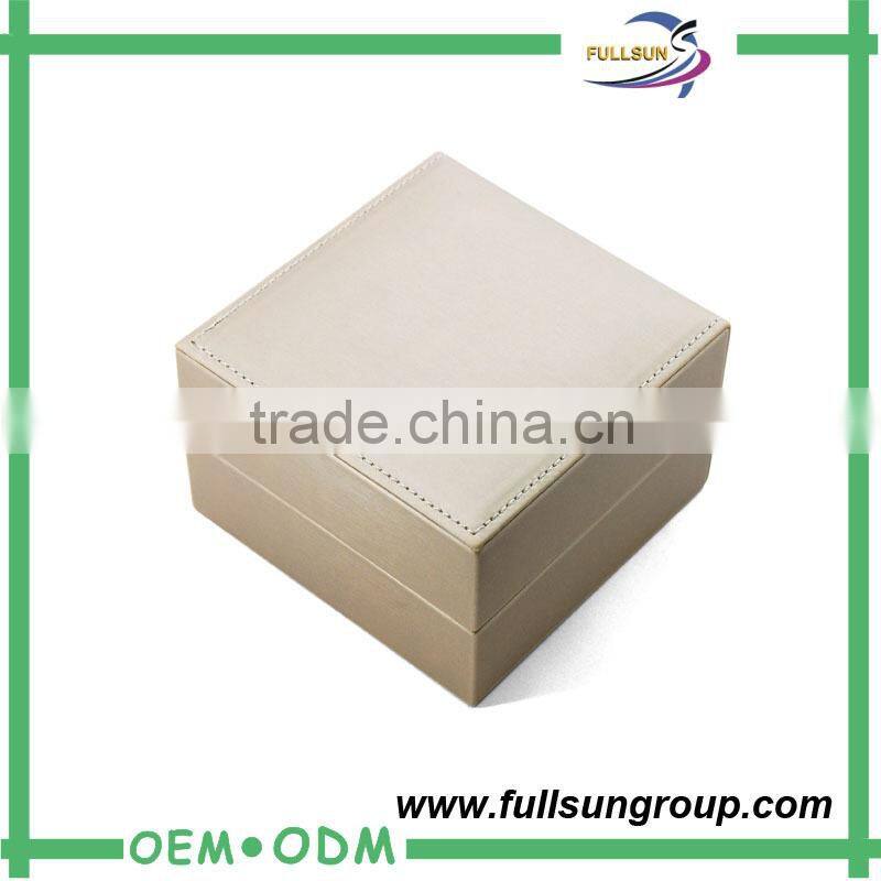 Latest style coated watch box leather