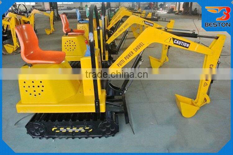 2016 Beston professional kids coin operated game machine for adults amusement excavator