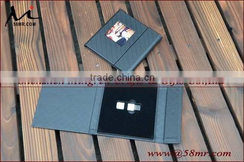 Wedding Leather Fabric Linen DVD USB Credit Card Packaging Box