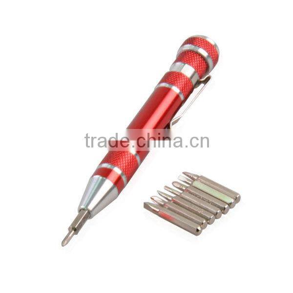 9 Head screwdriver set pen shape tools