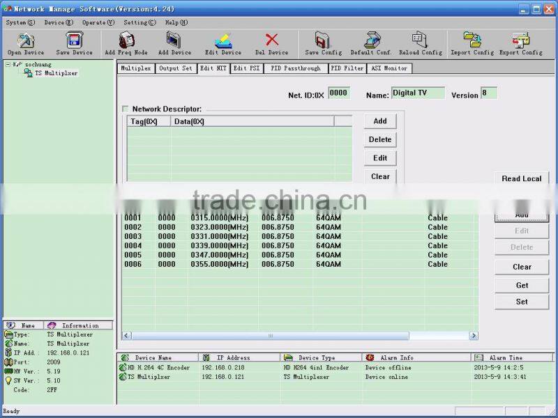 multiplexer /catv multiplexer/tv multiplexer