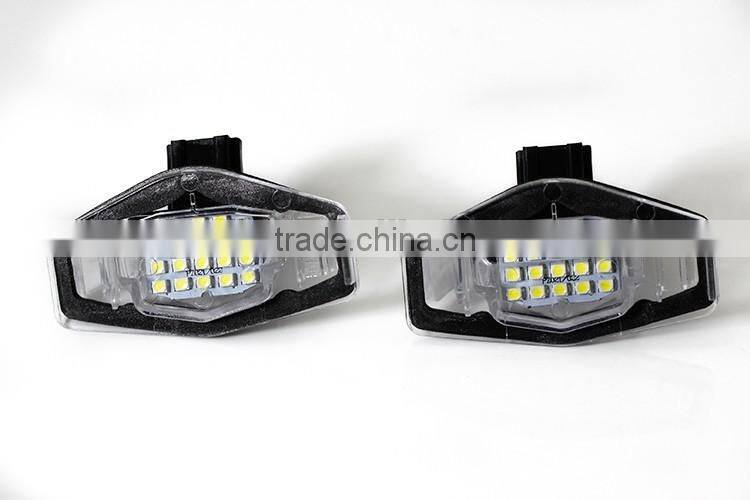 2016 new led license plate light epistar 10*23 led chip number plate light for H onda