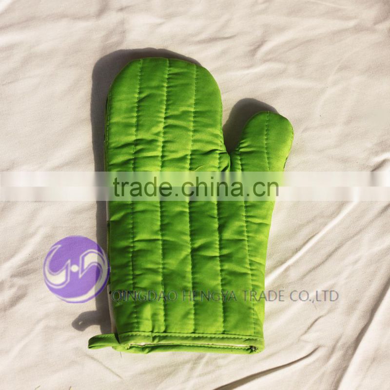 glove factory custom fruit printed cotton heat resistant cooking oven glove