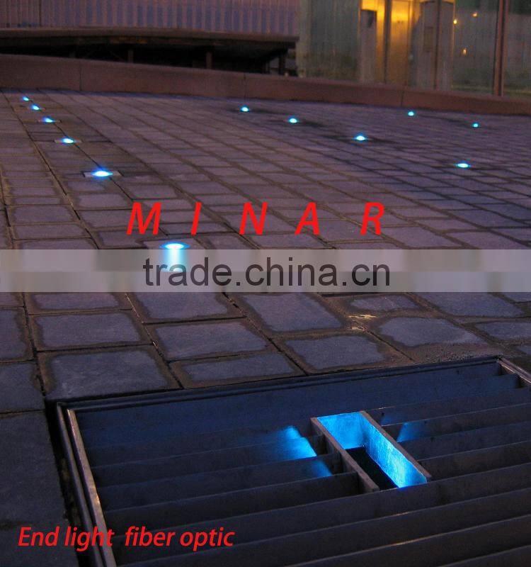 2015 color changing outdoor fiber optic led deck lighting for garden