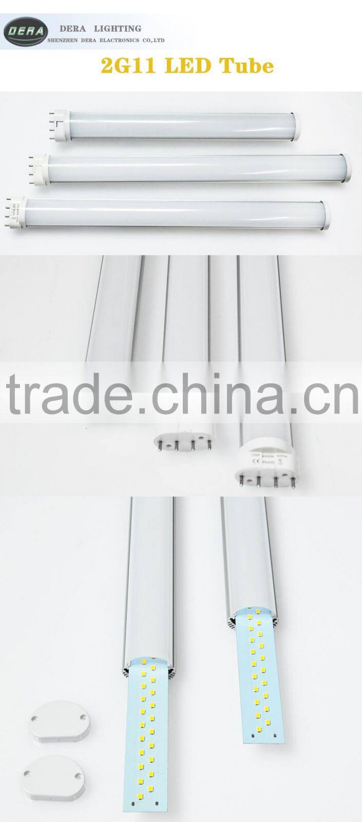 Cheap price high lumen factory led products tube lighting 12w pll replacement 2g11 led tube 2G11 Made in China wholesale
