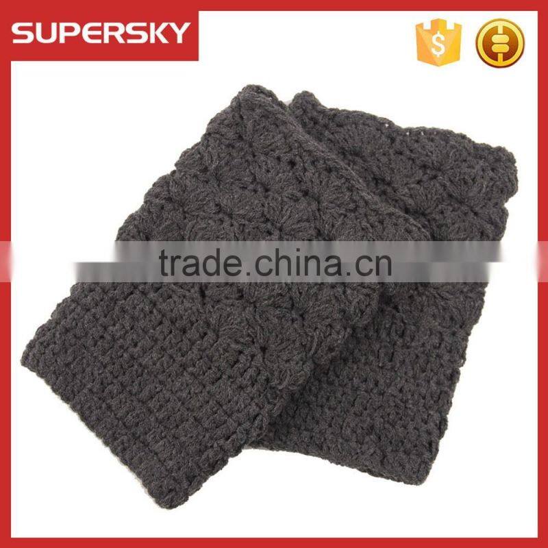 A-1266 stretchy hand knit boot cuffs lady crochet knit boot socks toppers women crochet boot cuffs warmer
