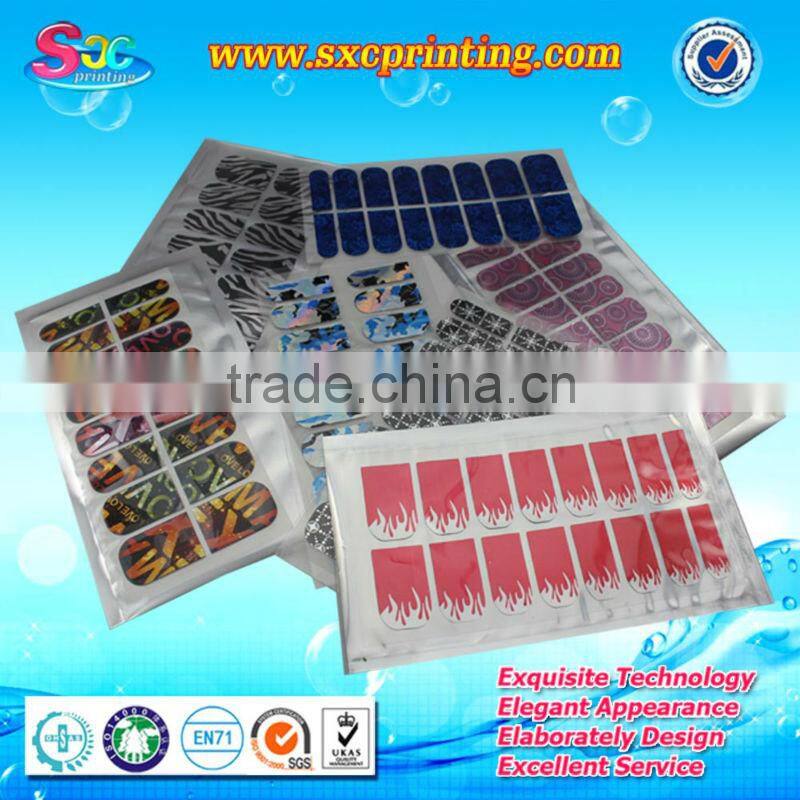 Easy used nail decorative bling nail art 3d sticker
