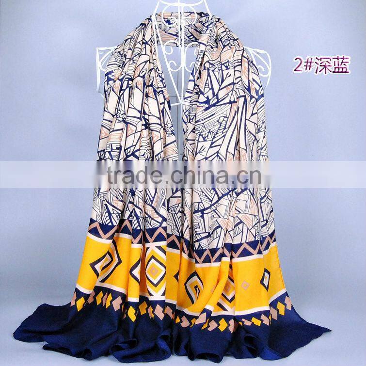 Scarf Abstract Geometric Tree Pattern Women fashion Scarfs Women Popular 180*110 Scarves Pashmina shawls