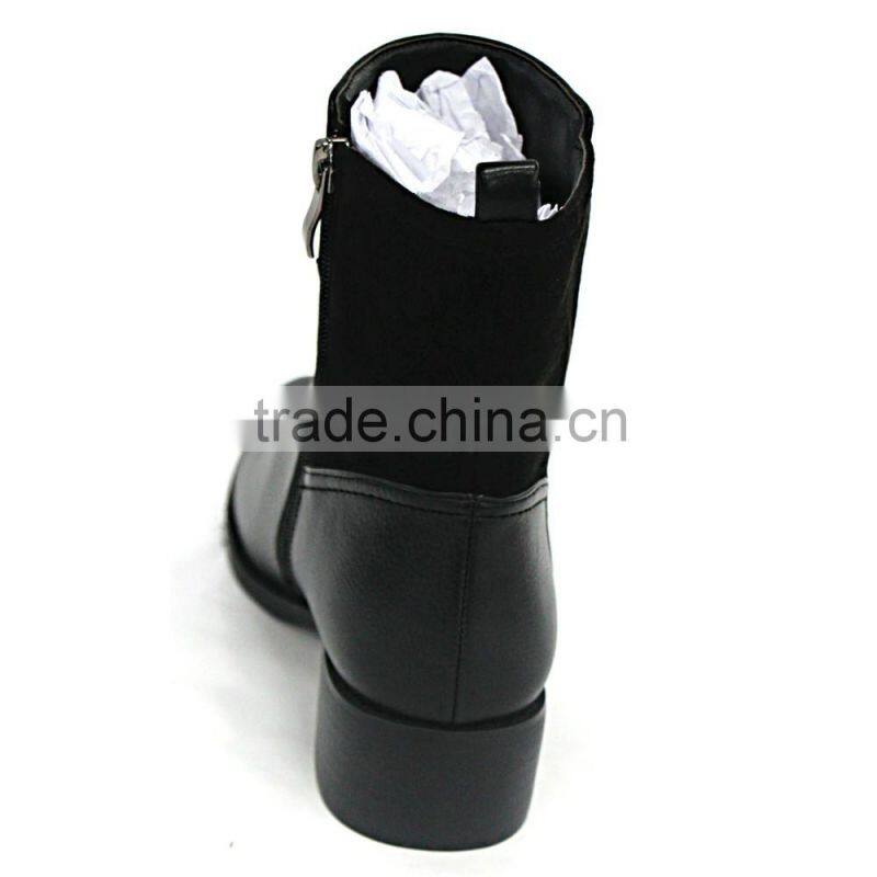 fashion ladies winter boots black short boots