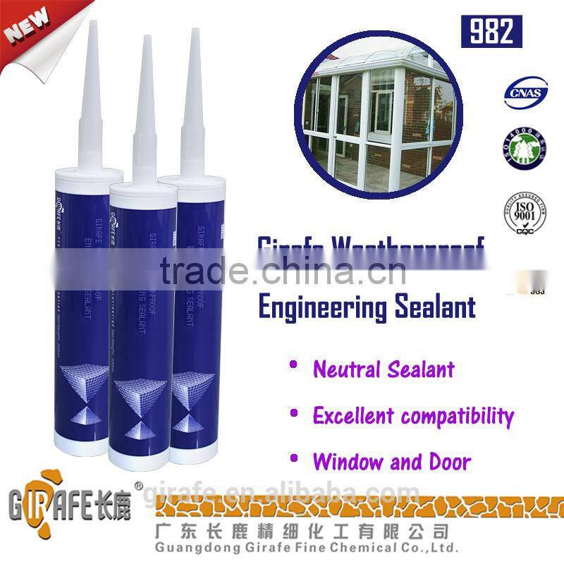 Girafe 982 Superior All Weatherseal Mastic Silicone Sealant