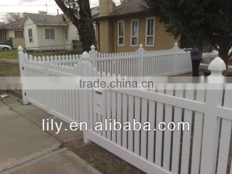popular style pvc picket fence