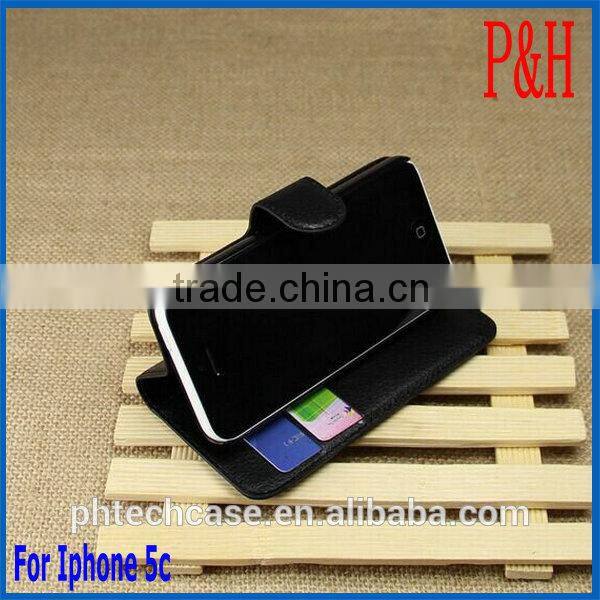 HOT CASE FOR IPHONE 5C IN FACTORY PRICE HIGH PU MATERIAL