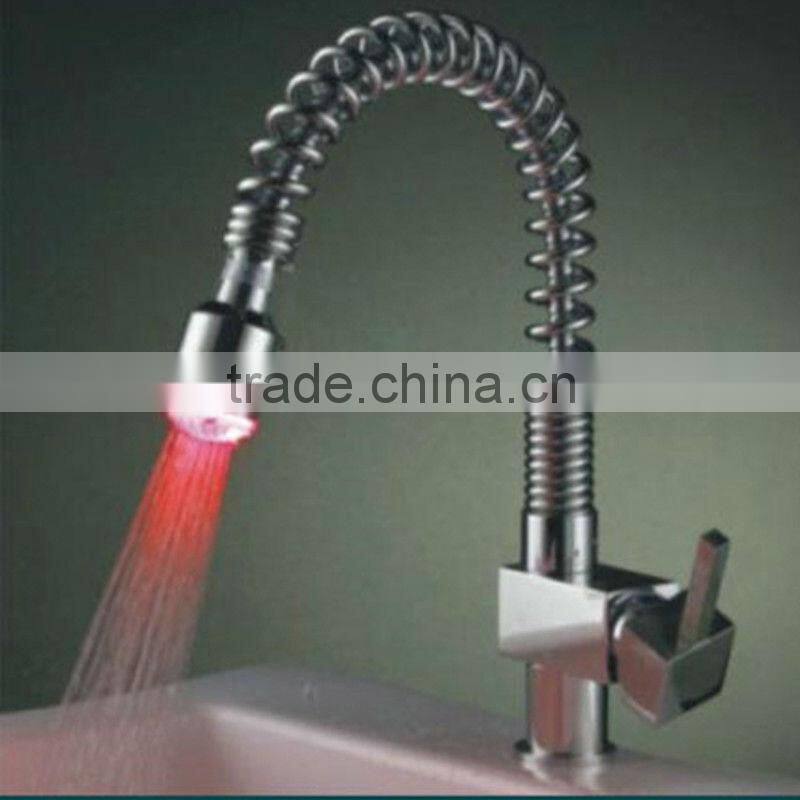 2013 water glow led faucet light unique kitchen faucet