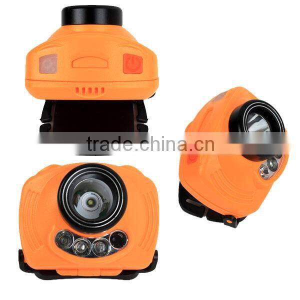 T15 Handsfree Switch Outdoor 3pc AAA battery head lamp multi-function led sensor sensor control headlamp$