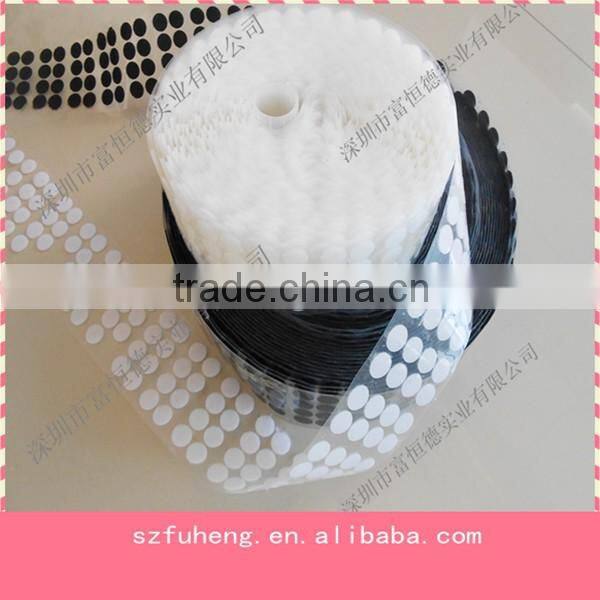 Industrial Grade 5000 /roll 1/2" Black Hook Loop Dots