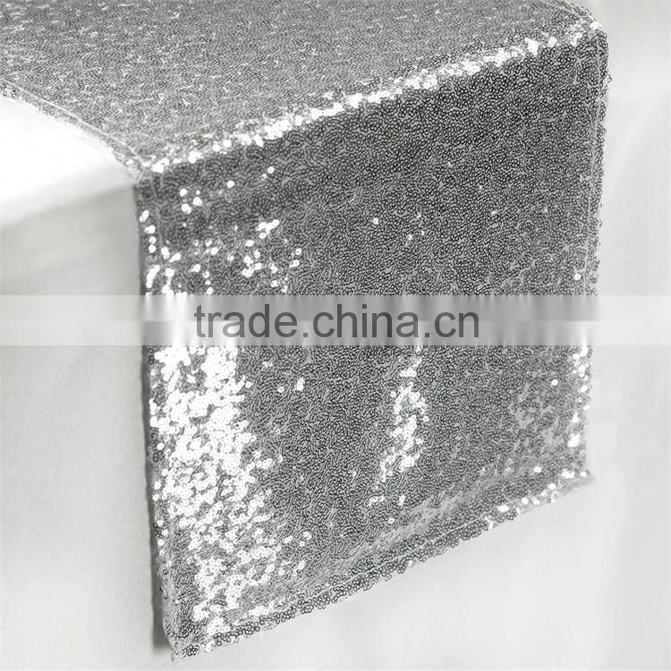 Sequin table runner weddings