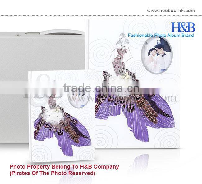 Wedding Dress Design 8*12 12*18 Inch Happy Photo Album For Lovers