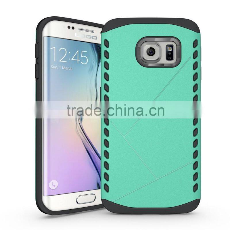 2 IN 1 hybrid armor case for Sumsung S6 edge great protector for your love phone