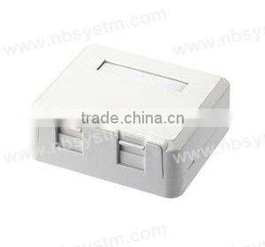 2 ports Surface Box with 2 pcs keystone jack or without