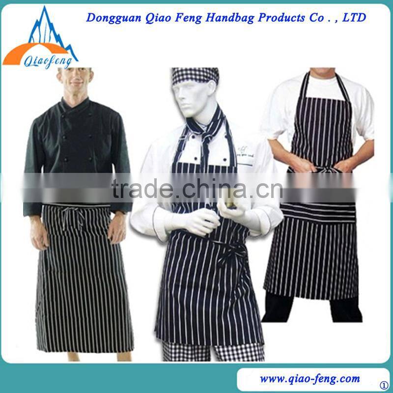 100% Cotton printing design kitchen cooking bib / apron