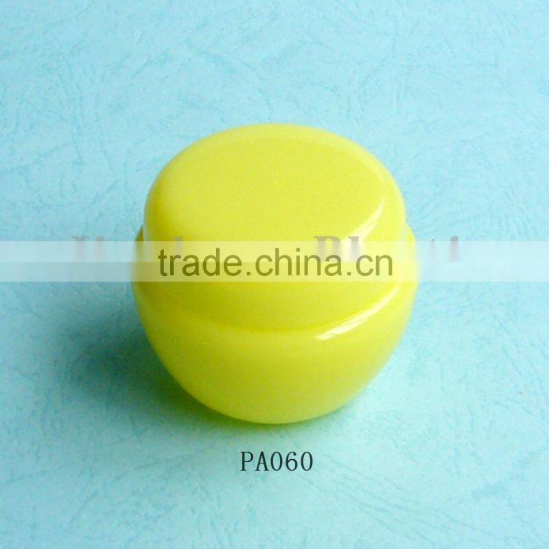 Round PP cosmetic cream jar for personal care