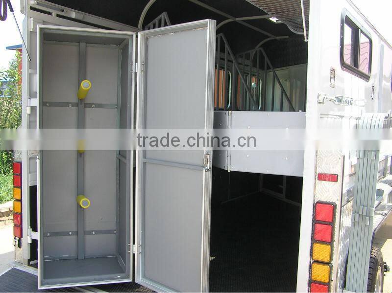 gooseneck horse fiberglass truck trailer