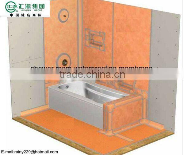 0.6mm anti-mold pp and pe shower wall liners for thin-set mortar, ceramic and stone tile