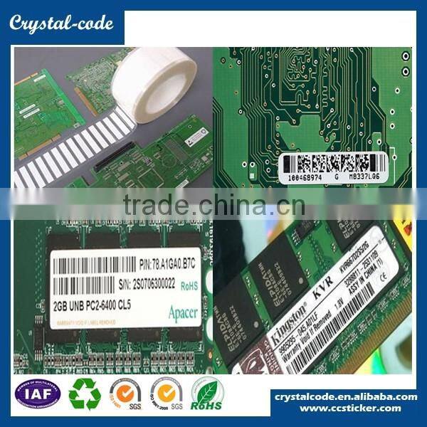 Water resistant RFID custom sticker electronic label