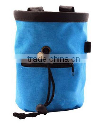 Bouldering Chalk Bag With Belt and Zippered Pocket