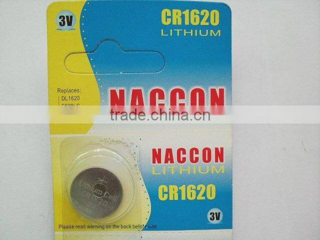 3v CR1620 battery lithium button cell battery qa