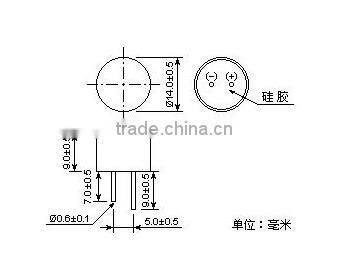 FBULS1409P hot sell ultrasonic ranging small waterproof Parking sensors ROHS (FBELE)