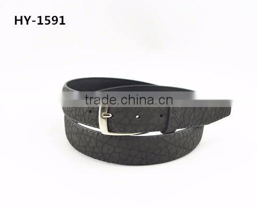 Newest pattern PU leather belt for man