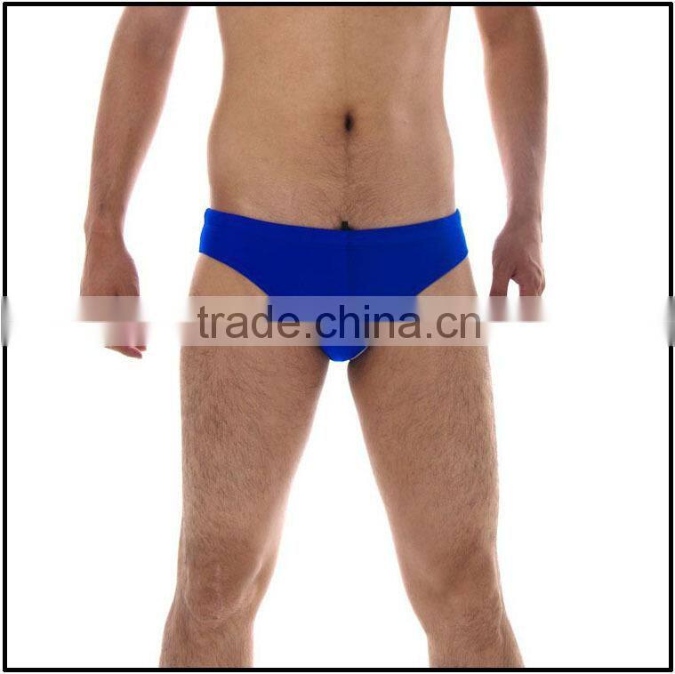2014 mens swimwear solid color silky cozy nylon fabric sexy swim brief men full sexy photos