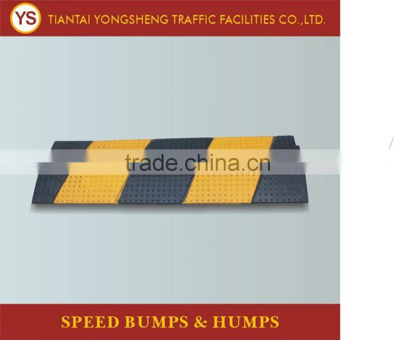 Road Safety Reflective Rubber Speed Humps / sleeping policeman