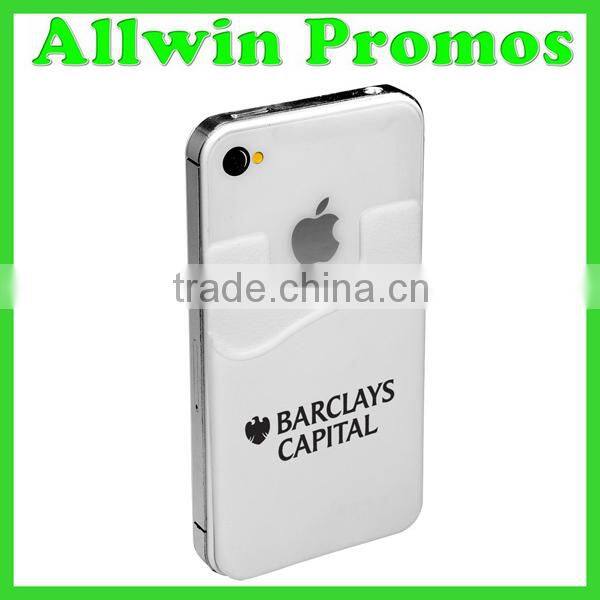 Promotional Silicone Smart Card Wallet 3M Sticky