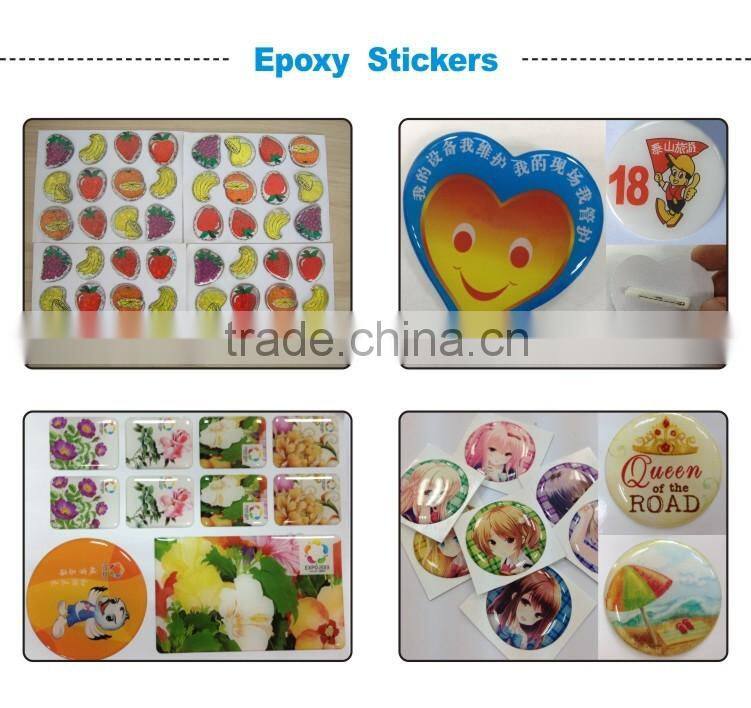 Printed 3D Epoxy Resin Stickers in Keychains,Earphones Decoration