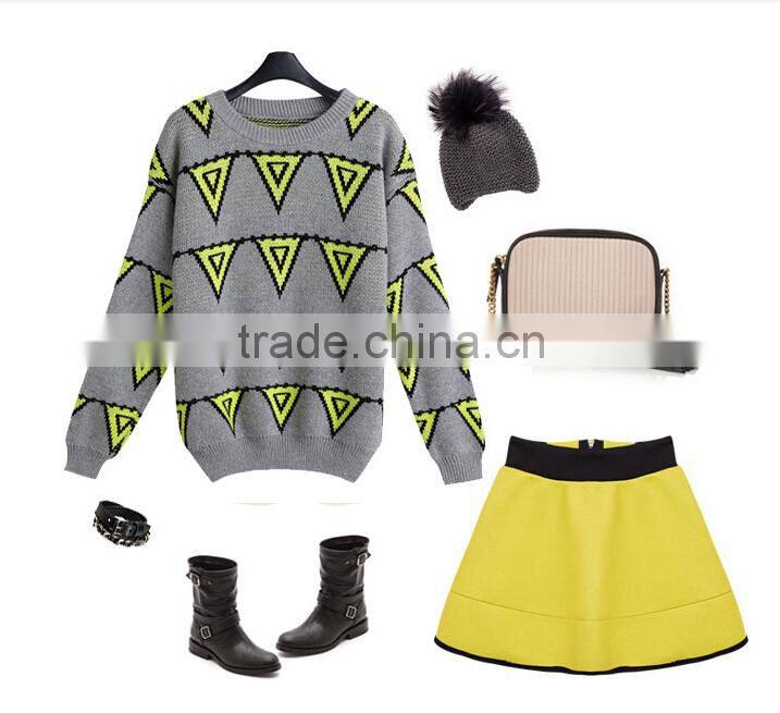 ladies pattern twinset dresses sweater
