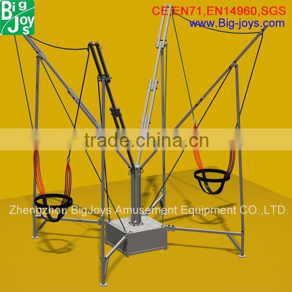 Professional cheap high quality large bungee jumping trampoline retail