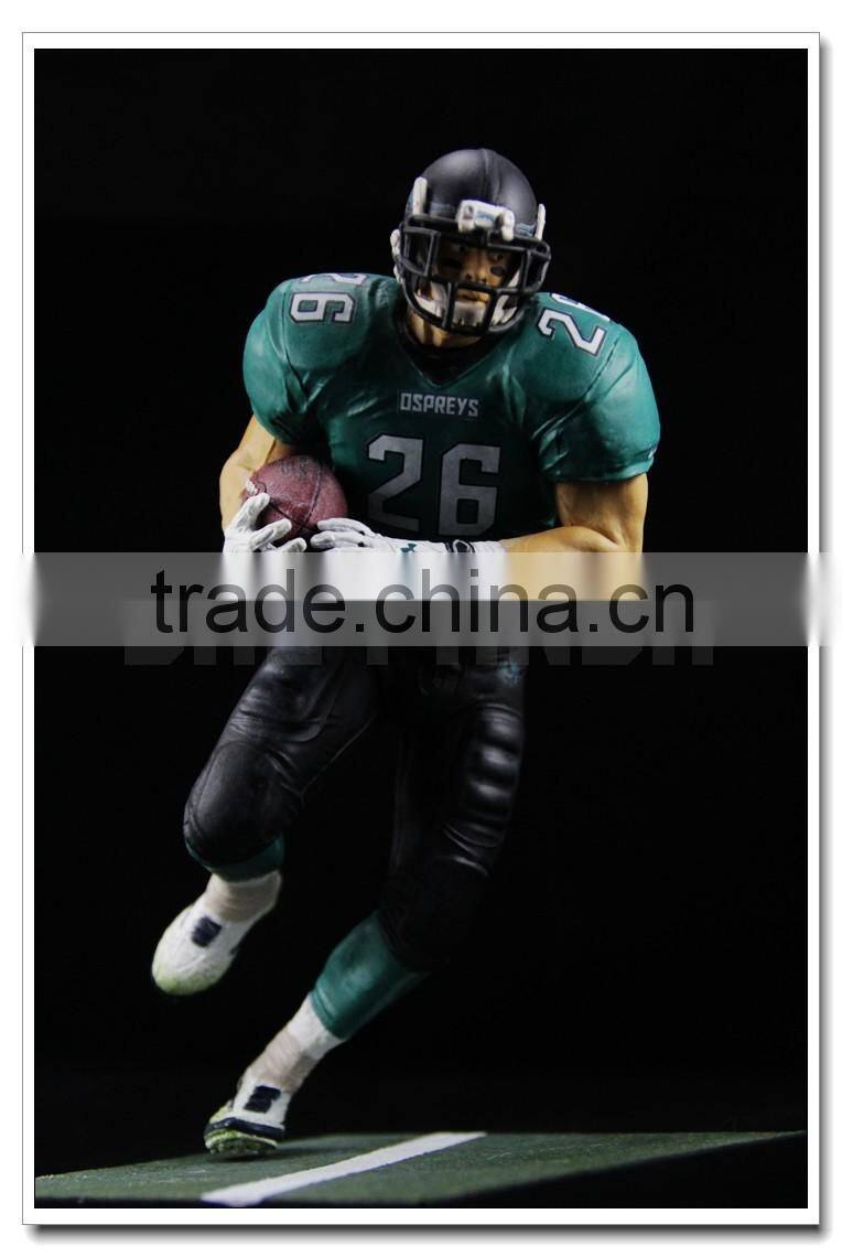 3D Plastic American Football Player Action Figures