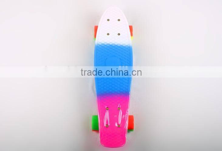 Stylish 22 inch fish skateboard with ABEC-9 bearing
