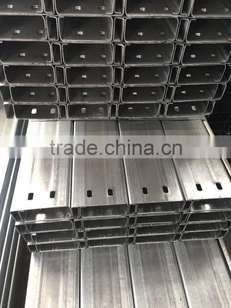 Hot Sale c channel manufacturer/steel galvanized c channel