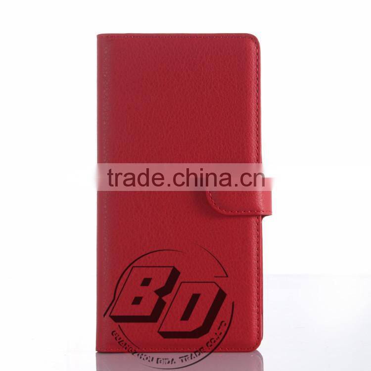 Wholesale Popular Flip wallet PU leather case with card slots For Sony Xperia Z5 Premium luxury Case mobile phone case cover