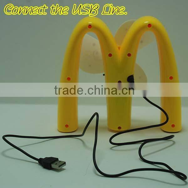 Creative USB electric powered fans, portable car fan, mini laptop cooling fan.