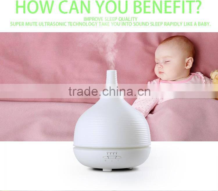 2016 New Color-Changing LED Ultrasonic Aromatherapy Diffuser,Large-sized ultrasonic diffuser with 1 year warranty GH2189D