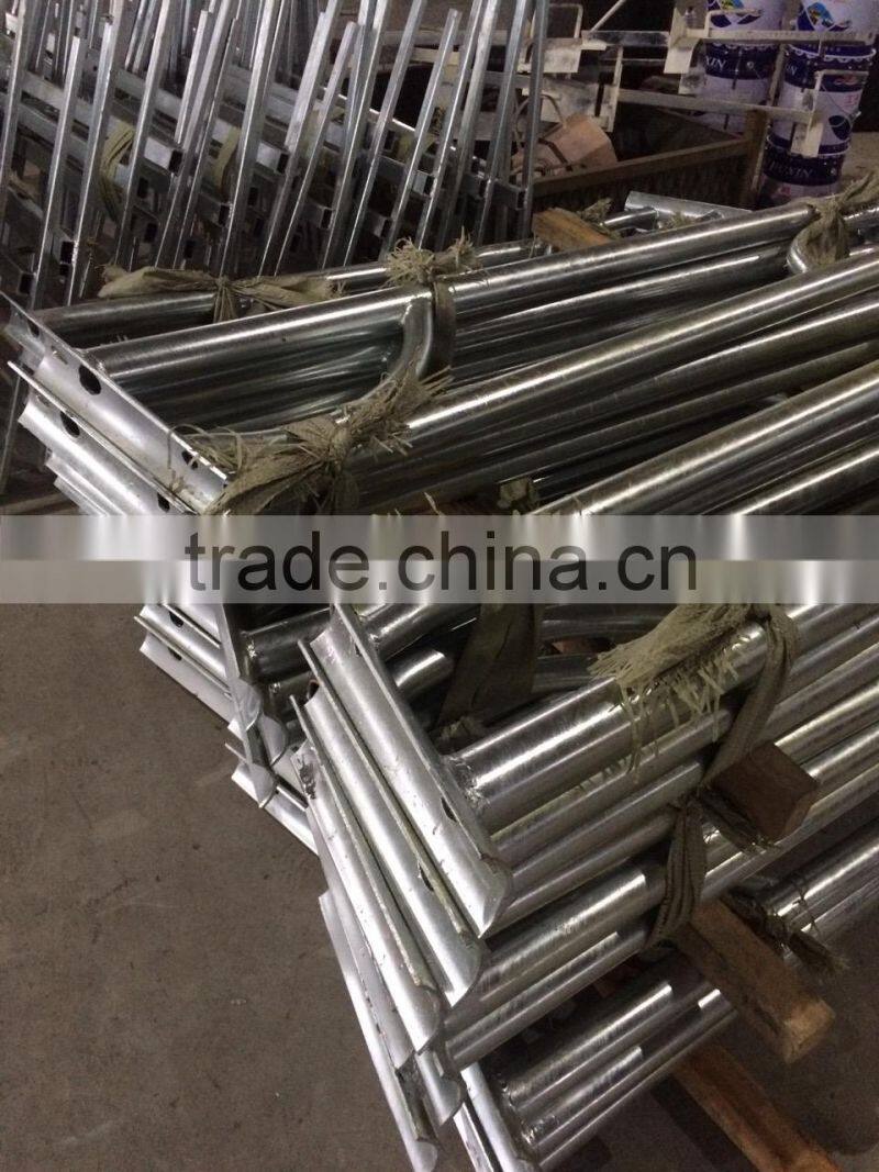 hot dipped galvanizing and painting powder coated curved led lighting IP65