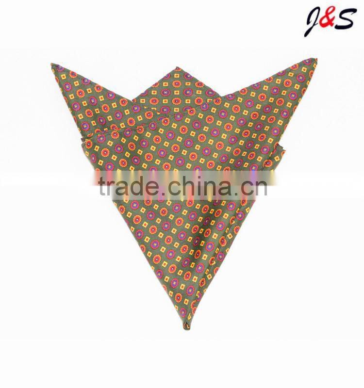 2015 the latest design custom 100% silk hankies WPF191