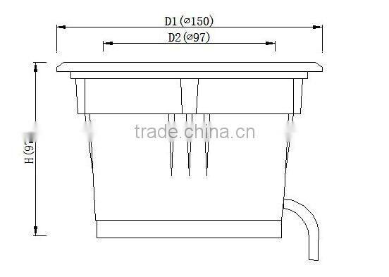 LED underwater light for fountain music