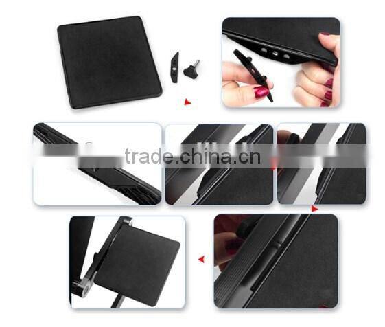 Portable folding multipurpose laptop stand with cooler fan ,adjustable laptop desk cooler stand